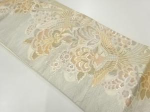 花鳥模様織出し袋帯